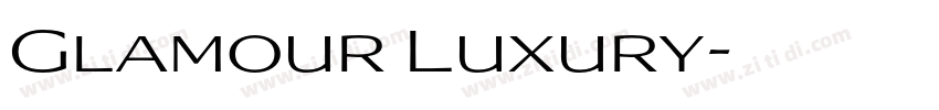Glamour Luxury字体转换